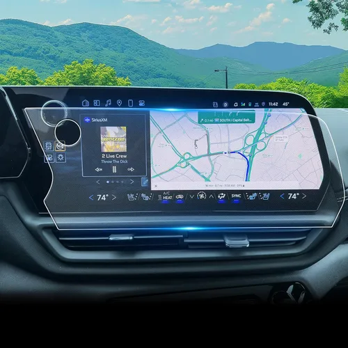 Vista 15 de Protector de pantalla táctil para GMC Acadia de vidrio templado brillante 2024, 2025, 2026, 15 pulgadas, accesorios Acadia (Elevation/AT4/Denali)