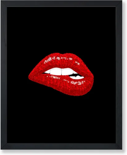 Vista 26 de Poster Master Impresión de labios dorados, póster de mordida de labio, arte moderno y minimalista, regalo bohemio para hombres y mujeres, diseño