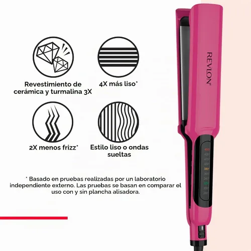 Vista 5 de Revlon - Plancha plana, alisadora y rizadora