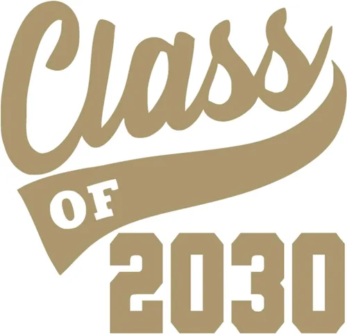 Vista 20 de Adhesivo de graduación para planchar, calcomanía para camisa de clase de 2030, parche de graduación HTV para graduados, color de tamaño de selección