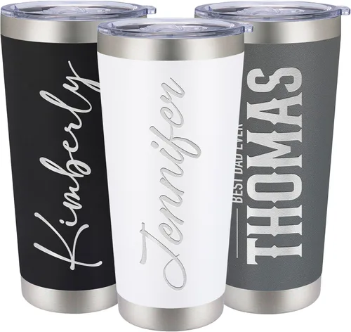 Vista 27 de Vasos de viaje personalizado de 20 y 30 onzas, con aislamiento