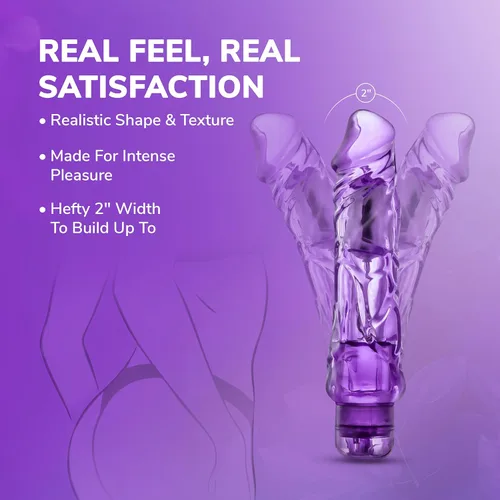 Vista 3 de Eden - Juguetes sexuales para adultos, consolador vibrador XL grueso de 9 pulgadas, vibrador de pene silencioso de múltiples velocidades, vibrador