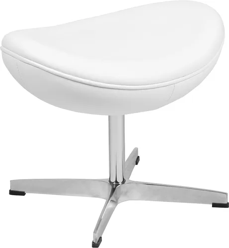 Vista 35 de Flash Furniture Egg Series Grey LeatherSoft Silla de recepción lateral Gris Leathersoft
