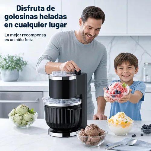 Vista 7 de Máquina para hacer helados y máquina de hielo afeitado, máquina