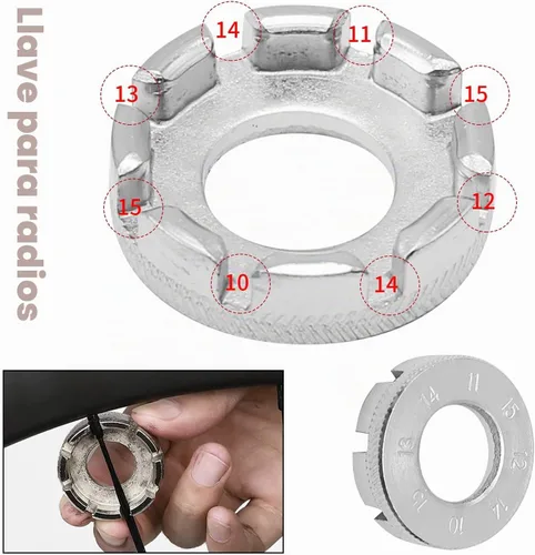 Vista 3 de Kit de herramientas de reparación de bicicletas de 6 piezas, herramienta de extracción de casete de bicicleta, herramientas de extracción