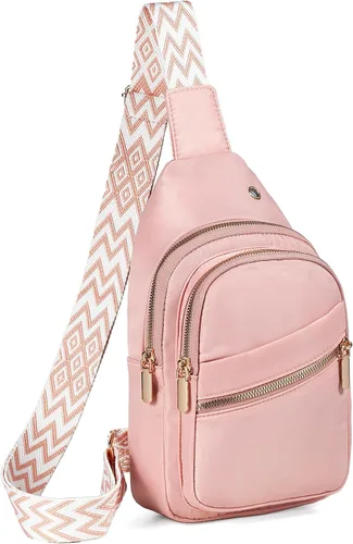 Vista 14 de EVANCARY - Mochila pequeña tipo bandolera para mujeres y hombres, mochila de pecho tipo bandolera para viajes, senderismo y actividades al aire libre