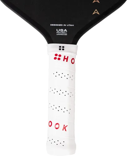 Vista 4 de Holbrook Paleta de pickleball sin bordes de la serie Aero: Aprobado por USAPA, superficie de fibra de carbono, núcleo de polipropileno de espuma