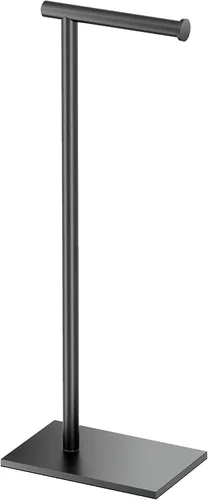 Vista 19 de Gatco 1431SN, soporte de papel higiénico independiente con base rectangular, moderno, 22.25 pulgadas, níquel satinado/soporte de papel higiénico