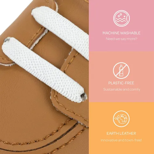 Vista 4 de JuJuBe Eco Steps - Zapatos náuticos para bebés piel vegana