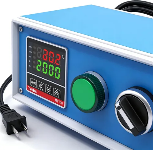 Vista 2 de Twidec /Display PID Controladores de temperatura Termostato Caja 1000W 10A 110V Temperatura Temperatura Control Caja con Relé de estado Sólido SSR