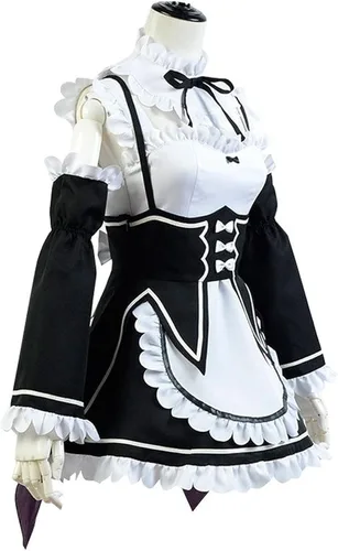 Vista 3 de Ya-cos Re Life in a Different World from Zero Manga Zero RemRam Maid - Disfraz de cosplay
