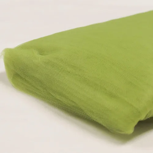 Vista 2 de Sage 54" - 40 Yard 100% poliéster Tulle Bolt Tela