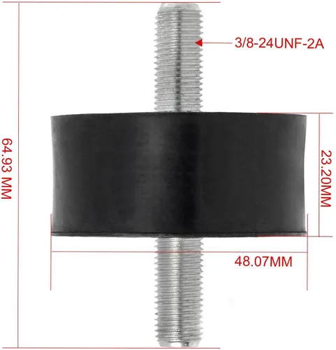 Vista 7 de 2X Soporte de Motor Superior de Goma Compatible con Polaris Sportsman 500 600 700 800 Ranger 400 500 700 800 Scrambler 500 3110044 3021936 3022071
