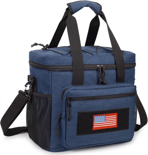 Vista 13 de ATRIPACK Lonchera táctica para hombres, bolsa de almuerzo táctica Molle con correas a prueba de fugas, aislada, para mujeres, comida para adultos