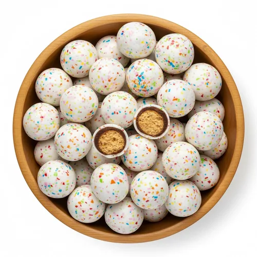 Vista 10 de NY Spice Shop Bolas de malta de chocolate americano, decoraciones para fiestas, 1 libra de chocolate festivo de chocolate malteado, regalos