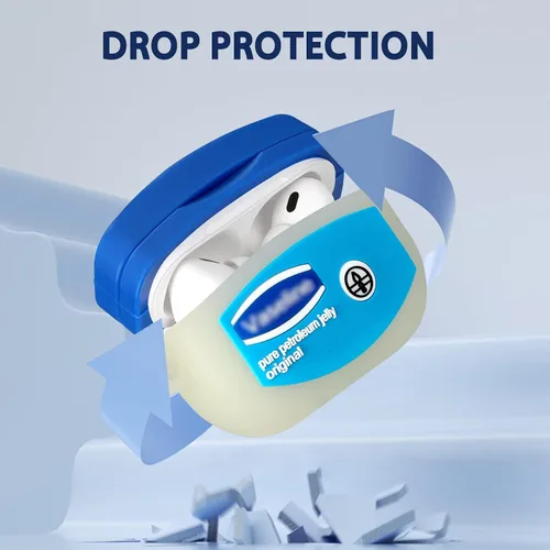 Vista 3 de Besoar Funda para AirPods Pro 2019/Pro 2 2022 de dibujos animados Kawaii de silicona para Apple AirPod Air Pods Pro, diseño fresco, único