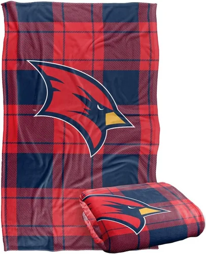 Vista 150 de LOGOVISION St John's University Campus Plaid Spirit Silky Touch Manta súper suave 36 x 58 pulgadas