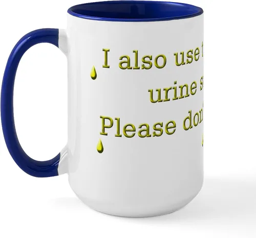Vista 15 de CafePress Cattitude Funny Cat Saying Taza Grande de Café de Cerámica 15 oz (444 ml)