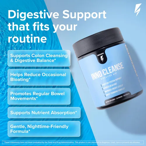 Vista 3 de Inno Cleanse - Compuesto de adelgazamiento de cintura Apoyo y ayuda al sistema digestivo Reducción de inflamación Mejora los niveles