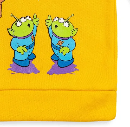Vista 4 de Disney Pixar Toy Story Buzz Lightyear Woody Rex Forky - Sudadera con capucha de forro polar para niños pequeños