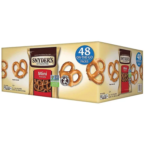 Vista 3 de Snyder's - Mini pretzels totalmente naturales sin grasa, 1.5 onzas, paquete de 48