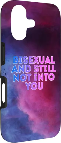 Vista 3 de Bisexual and Still Not Into You Bi Flag Pride Equality Humor Case for iPhone 17