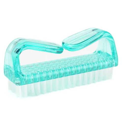 Vista 8 de 4 cepillos de uñas para uso diario - 4 tipos diferentes de cepillo de uñas con mango de plástico para limpiar las uñas - Cepillo exfoliante de uñas