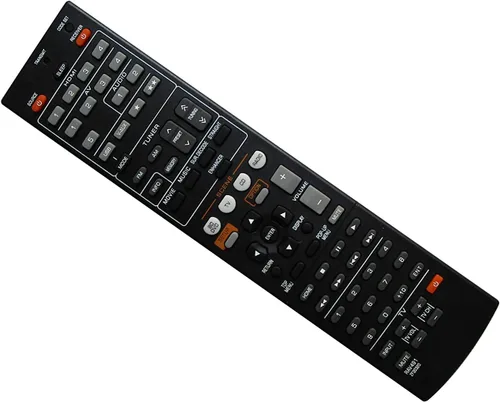 Vista 4 de Mando a distancia para Yamaha RX-V377 RX-V377BL RX-V377BL YHT-4910U YHT-4910U YHT-4910UBL YHT-4910UBL RAV522 ZJ665100 AV A/V Audio Video Receptor
