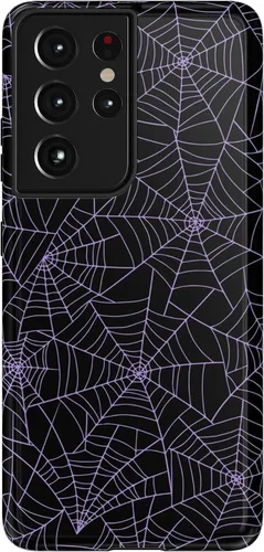 Vista 345 de Casely Funda para Galaxy S9 Postura de cadáver Yoga de esqueleto Diseño protector delgado esencial de doble capa