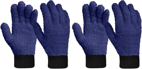 Vista 9 de MIG4U Guantes de limpieza de microfibra para el hogar, guantes para limpiar persianas, ventanas, contraventanas, muebles y coche, reutilizables, sin