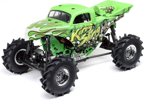 Vista 10 de Losi RC Crawler LMT 4 ruedas de eje sólido Mega Truck sin escobillas RTR Baterías y cargador no incluido Bog Hog LOS04024T2