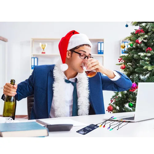 Vista 3 de Cable de carga para teléfono con luz navideña, cable de carga de bombillas de luces navideñas para automóvil, USB-A a tipo C de 55"/10 LED