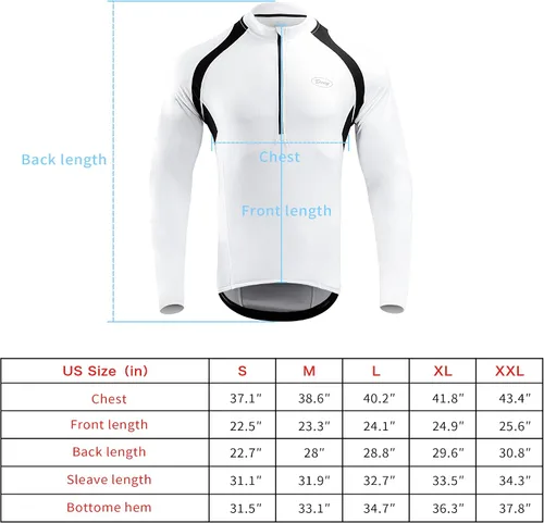 Vista 6 de Cycling Bike Jersey for Men Short and Long Sleeve Bike Bicycle Shirts Biking Clothing Breathable Quick-Dry Shirt with Pockets