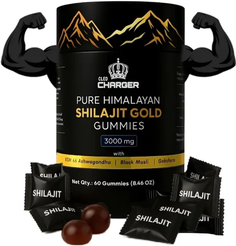 Vista 11 de Shilajit - Gomitas para hombres y mujeres 3000 mg Shilajit orgánico puro del Himalaya con Ashwagandha Gokshura Sin OMG, sin azúcar añadida Más