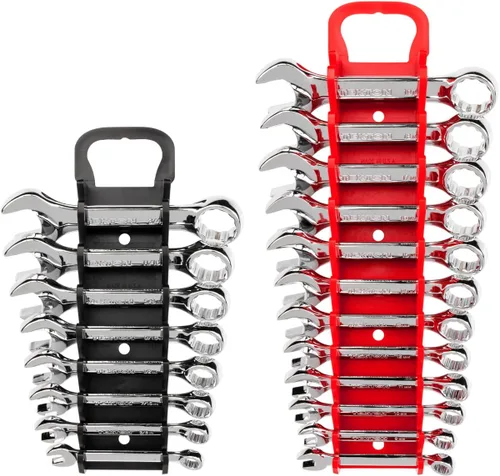 Vista 8 de TEKTON wrn01066 Stubby llave combinada establecer con tienda y Go Keeper, 5/16 – 3/4 de pulgada, 8