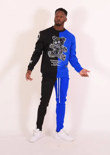 Vista 24 de SCREENSHOT Sudadera urbana de forro polar para hombre, diseño de dibujos animados de animación, parche bordado de gel