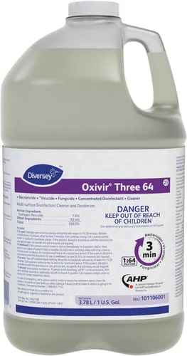 Vista 6 de Oxivir Diversey Three 64 Limpiador desinfectante, SmartDose, 1.4 L