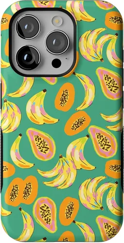 Vista 47 de Carcasa Casely iPhone 15 Pro Viva La Vida Collage de Frida Kahlo Diseño Protector Audaz Compatible con MagSafe