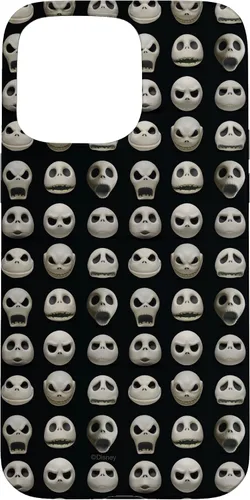 Vista 30 de Funda negra para iPhone 13 Pro Max Disney The Nightmare Before Christmas Jack Expressions