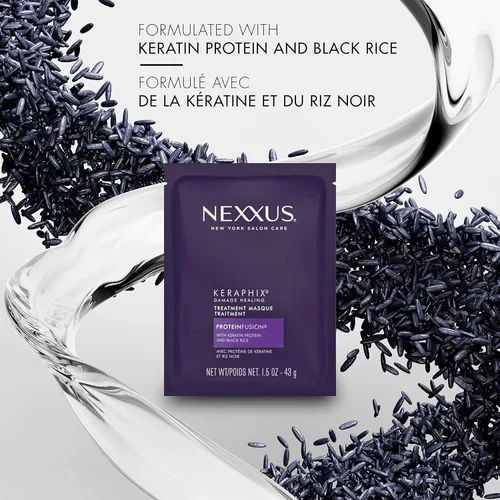 Vista 7 de Nexxus Keraphix Second Step Severe Damage Mascarilla para el cabello, 1.5 onzas (paquete de 3)