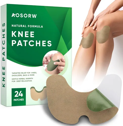 Vista 10 de AOSORW Parches de calor para aliviar la rodilla, 36 parches de artemisa de hierbas naturales para artritis y apoyo hueso sobre hueso, alivio