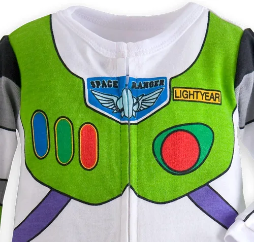 Vista 3 de Disney Buzz Lightyear Stretchie para bebé tamaño de Toy Story 6-9 MO Multi