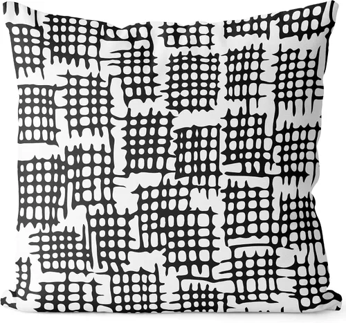 Vista 13 de BEDSUM Funda de almohada de microfibra, suave, decorativa, geométrica, abstracta, triangular, funda de cojín cuadrada para sofá, dormitorio, 18 x 18