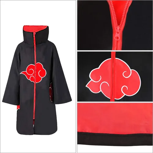 Vista 4 de Cosrea Unisex Robe Halloween Cosplay Uniform Cloak Costume Ninja Robe