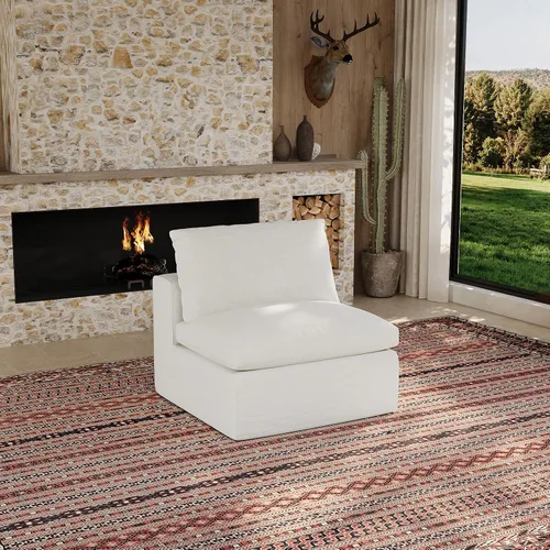 Vista 15 de Maywish Sofá Cloud de 104 pulgadas, sofá modular en forma de L, color gris Gris oscuro