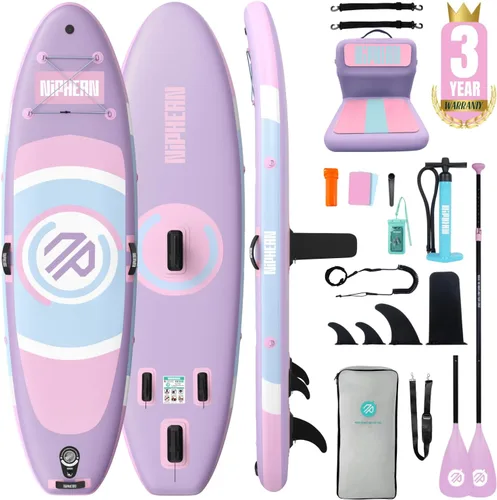 Vista 12 de Niphean 10' Inflatable Paddle Board, Ultra-Light SUP for Beginners