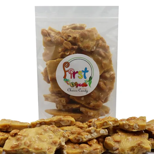 Vista 2 de FirstChoiceCandy Peanut Brittle, Maní Quebradizo Estilo Casero (2 LB)