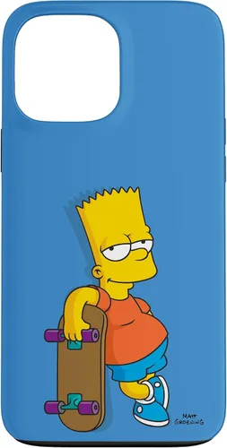 Vista 24 de The Simpsons Bart Simpson - Carcasa para iPhone 17, color azul cielo