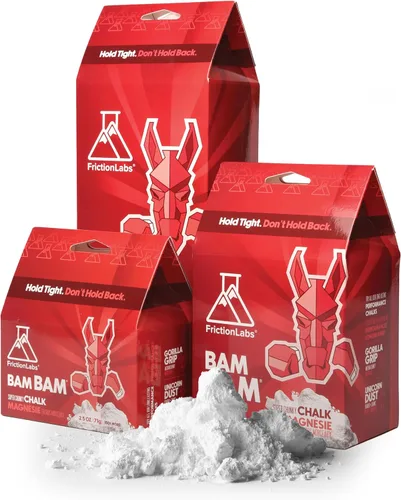 Vista 9 de Friction Labs Tiza suelta premium para escalada de alta performance con agarre superior para bouldering, escalada, levantamiento de pesas y más