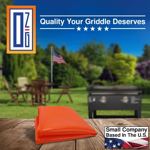 Vista 7 de Alfombrilla de plancha de silicona premium de 17 pulgadas para parrilla Blackstone de 17 pulgadas, cubierta de plancha de silicona resistente